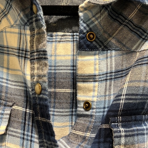 Women’s blue and white flannel shirt - Picture 6 of 6